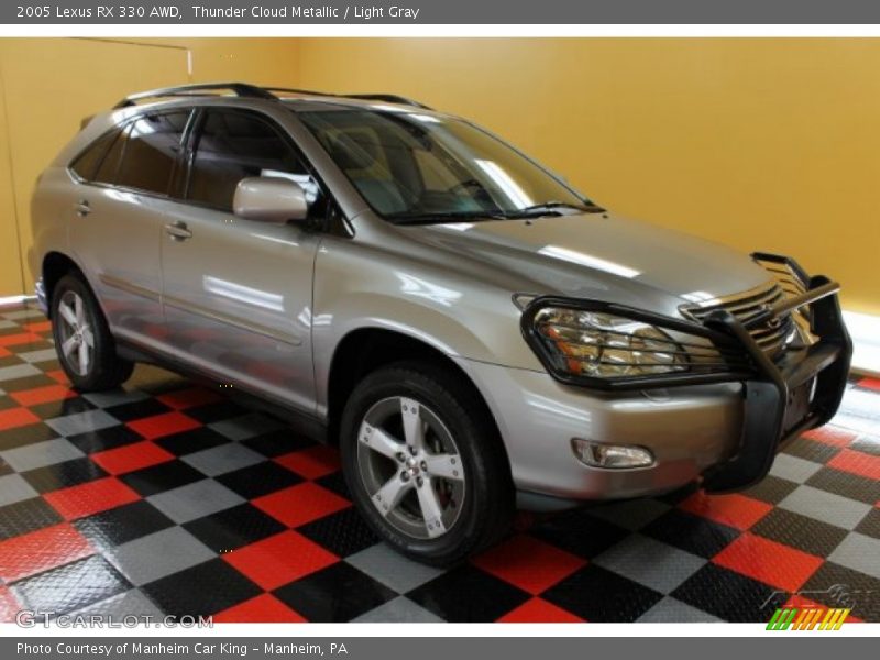 Thunder Cloud Metallic / Light Gray 2005 Lexus RX 330 AWD