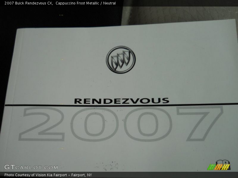 Cappuccino Frost Metallic / Neutral 2007 Buick Rendezvous CX