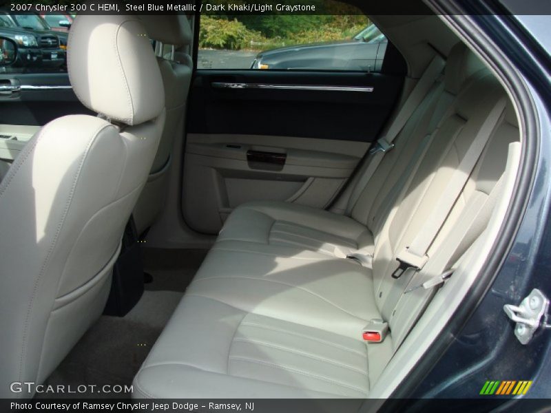 Steel Blue Metallic / Dark Khaki/Light Graystone 2007 Chrysler 300 C HEMI