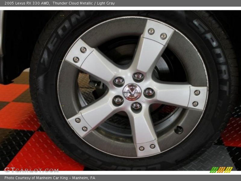 Thunder Cloud Metallic / Light Gray 2005 Lexus RX 330 AWD