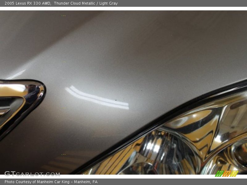 Thunder Cloud Metallic / Light Gray 2005 Lexus RX 330 AWD