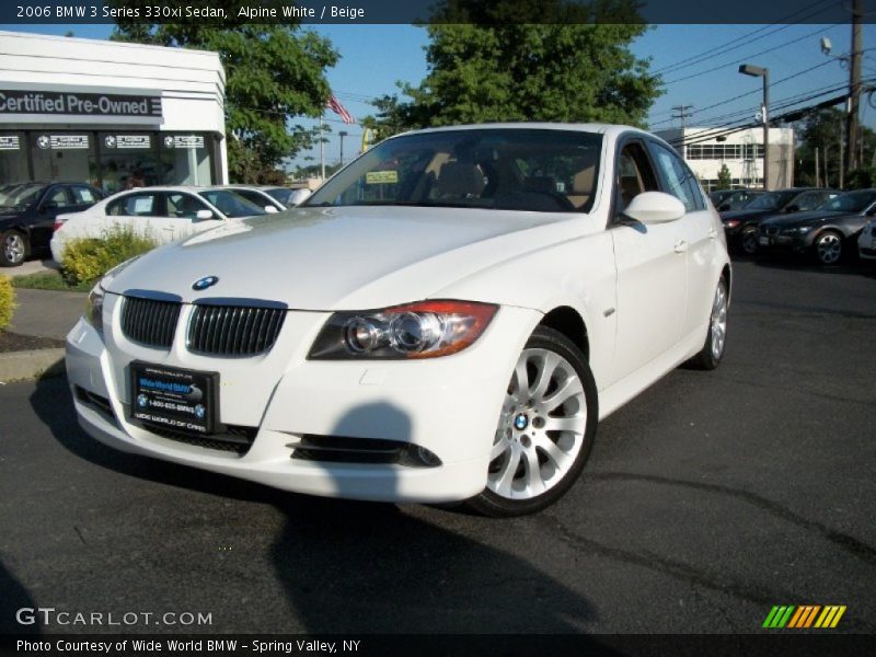 Alpine White / Beige 2006 BMW 3 Series 330xi Sedan