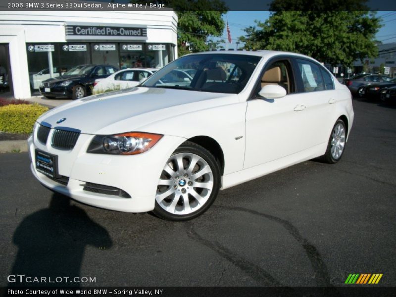 Alpine White / Beige 2006 BMW 3 Series 330xi Sedan