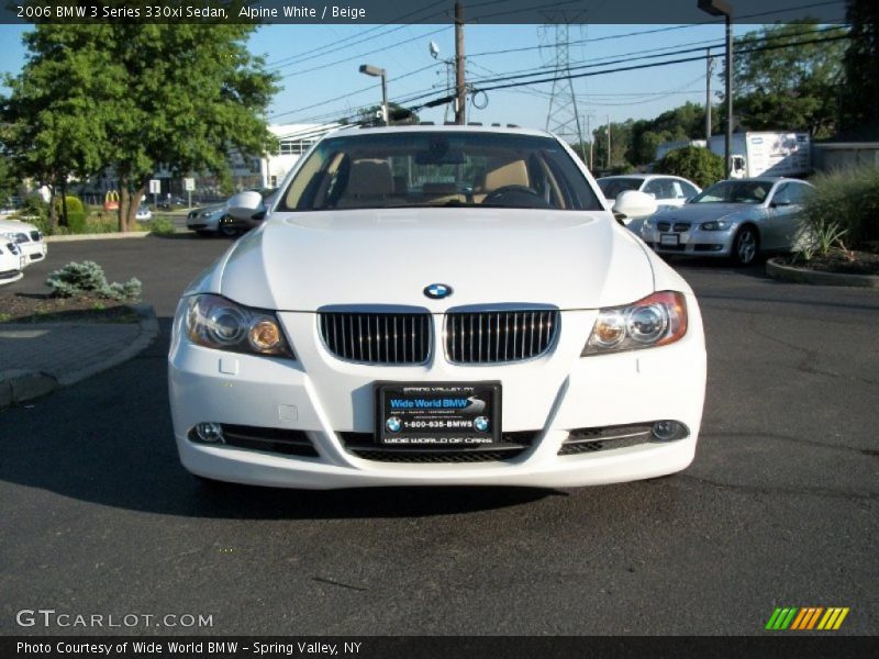 Alpine White / Beige 2006 BMW 3 Series 330xi Sedan