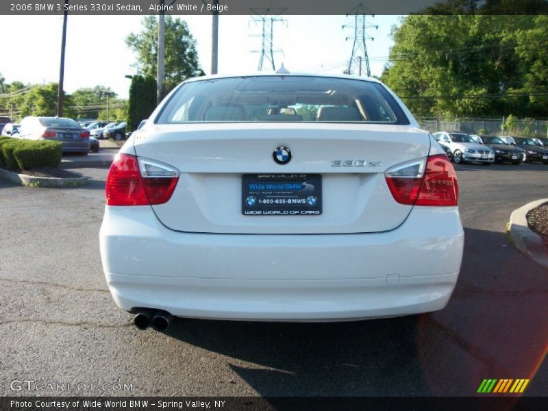 Alpine White / Beige 2006 BMW 3 Series 330xi Sedan