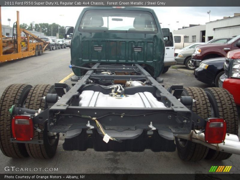 Forest Green Metallic / Steel Grey 2011 Ford F550 Super Duty XL Regular Cab 4x4 Chassis