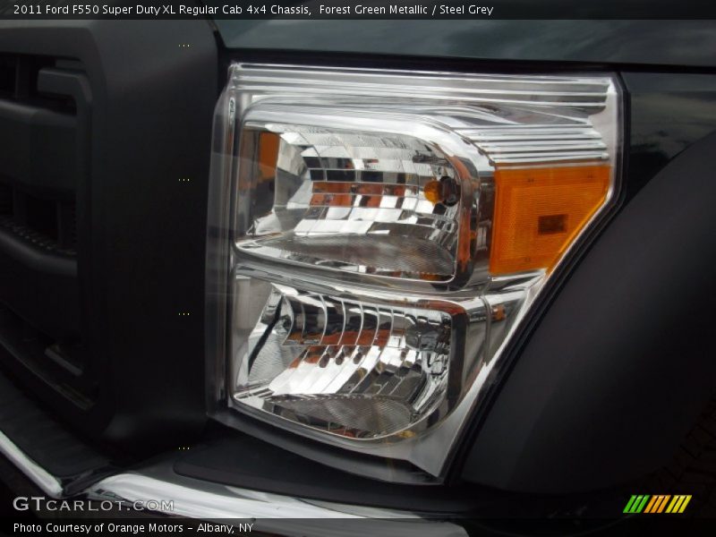 Forest Green Metallic / Steel Grey 2011 Ford F550 Super Duty XL Regular Cab 4x4 Chassis