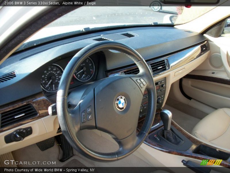 Alpine White / Beige 2006 BMW 3 Series 330xi Sedan