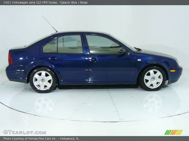 Galactic Blue / Beige 2001 Volkswagen Jetta GLS VR6 Sedan