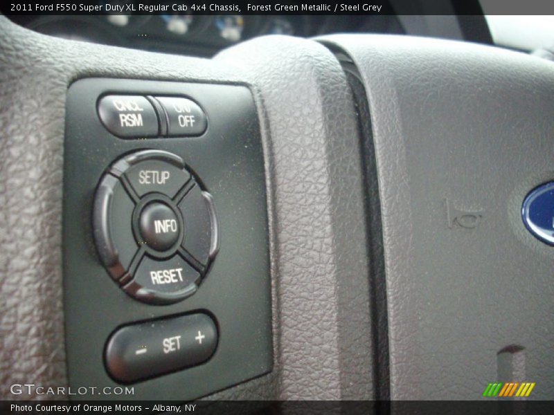 Forest Green Metallic / Steel Grey 2011 Ford F550 Super Duty XL Regular Cab 4x4 Chassis