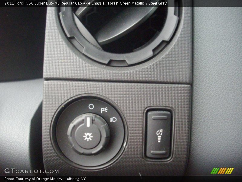 Forest Green Metallic / Steel Grey 2011 Ford F550 Super Duty XL Regular Cab 4x4 Chassis