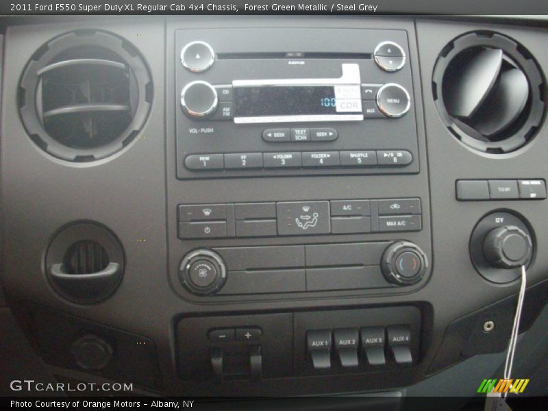 Controls of 2011 F550 Super Duty XL Regular Cab 4x4 Chassis