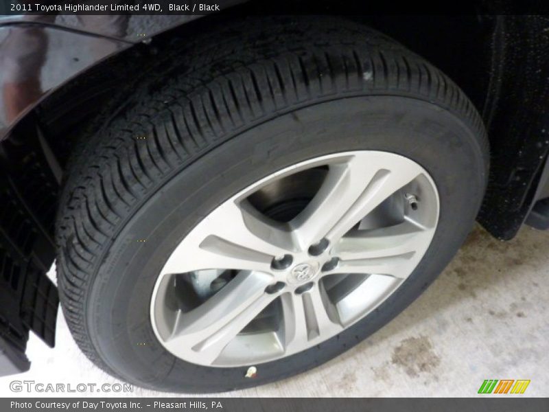 Black / Black 2011 Toyota Highlander Limited 4WD