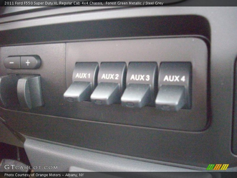 Forest Green Metallic / Steel Grey 2011 Ford F550 Super Duty XL Regular Cab 4x4 Chassis