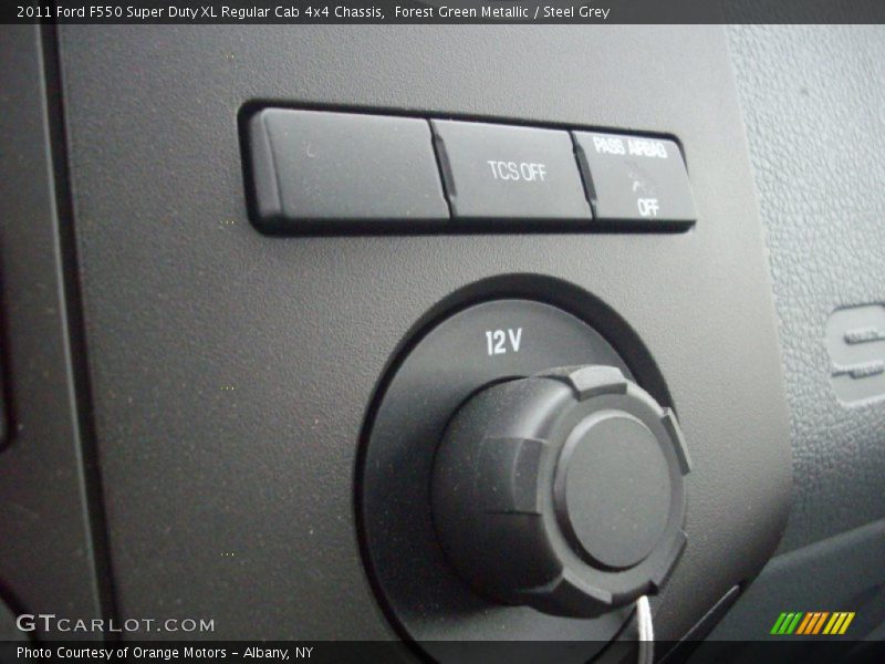 Forest Green Metallic / Steel Grey 2011 Ford F550 Super Duty XL Regular Cab 4x4 Chassis