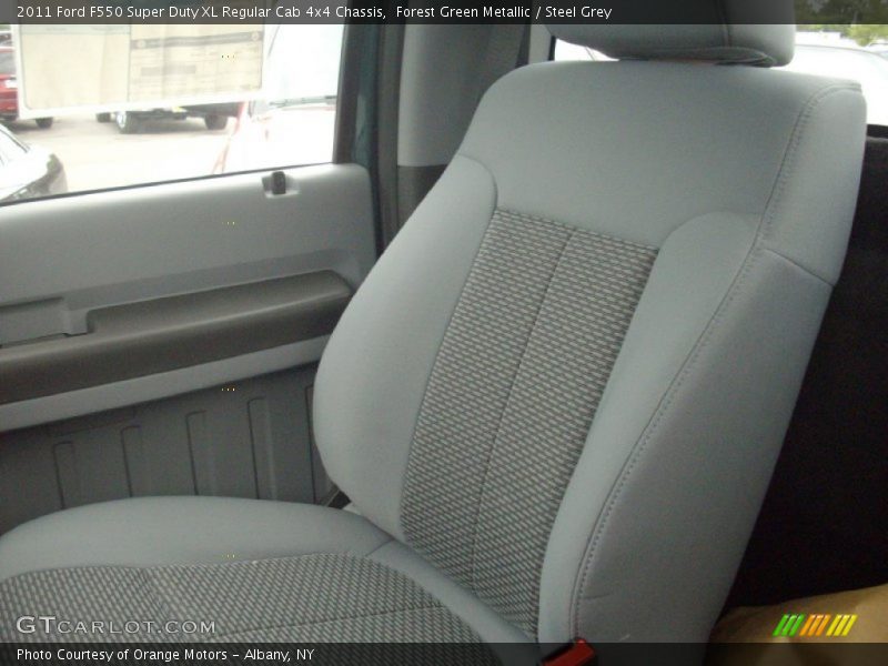 Forest Green Metallic / Steel Grey 2011 Ford F550 Super Duty XL Regular Cab 4x4 Chassis