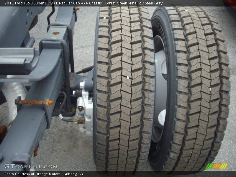 Forest Green Metallic / Steel Grey 2011 Ford F550 Super Duty XL Regular Cab 4x4 Chassis