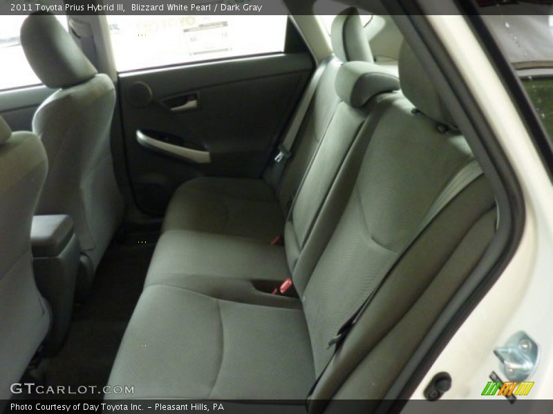 Blizzard White Pearl / Dark Gray 2011 Toyota Prius Hybrid III
