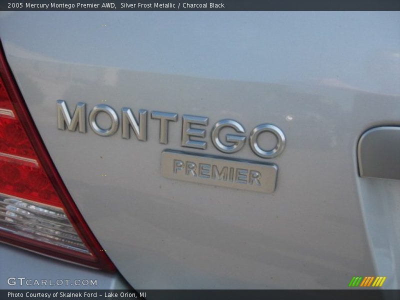Silver Frost Metallic / Charcoal Black 2005 Mercury Montego Premier AWD