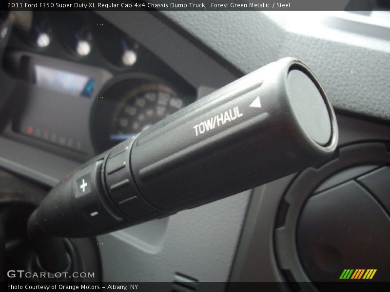 Forest Green Metallic / Steel 2011 Ford F350 Super Duty XL Regular Cab 4x4 Chassis Dump Truck