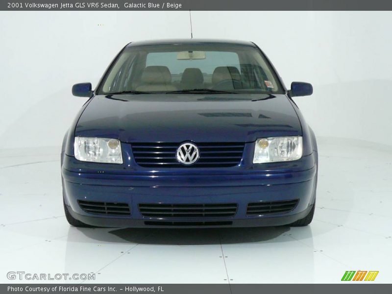 Galactic Blue / Beige 2001 Volkswagen Jetta GLS VR6 Sedan