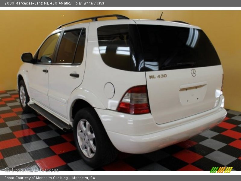 Polar White / Java 2000 Mercedes-Benz ML 430 4Matic