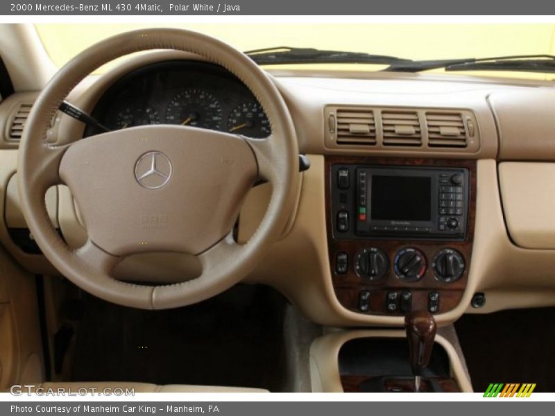 Polar White / Java 2000 Mercedes-Benz ML 430 4Matic