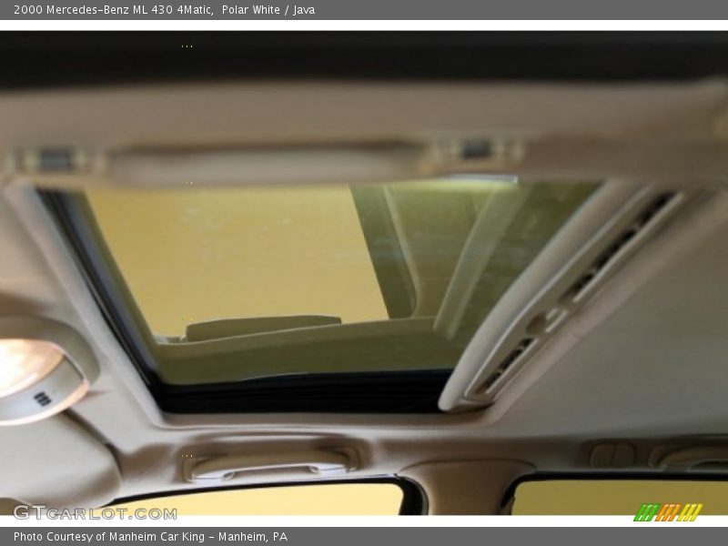 Polar White / Java 2000 Mercedes-Benz ML 430 4Matic