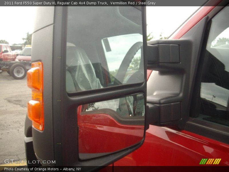 Vermillion Red / Steel Grey 2011 Ford F550 Super Duty XL Regular Cab 4x4 Dump Truck