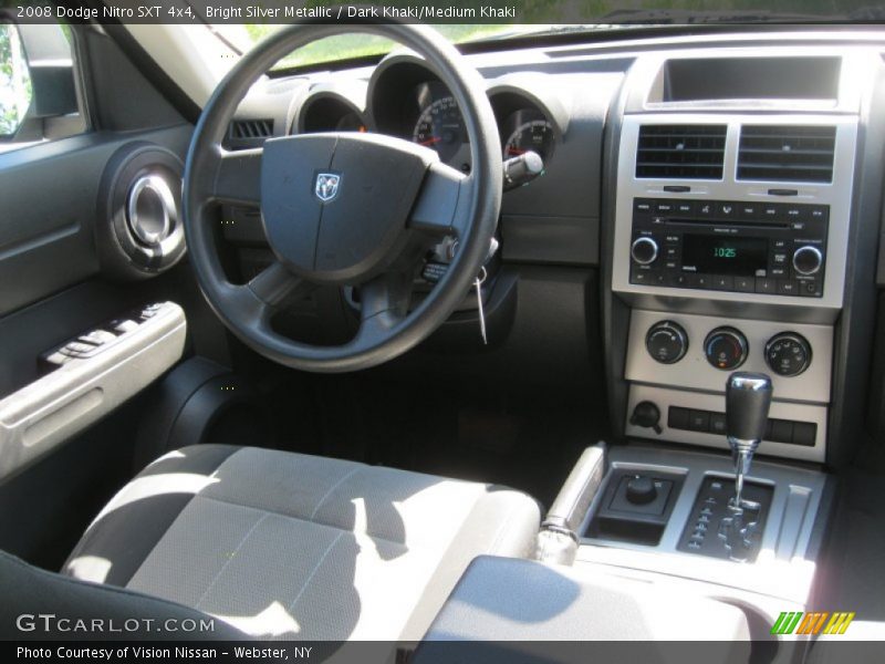 Bright Silver Metallic / Dark Khaki/Medium Khaki 2008 Dodge Nitro SXT 4x4