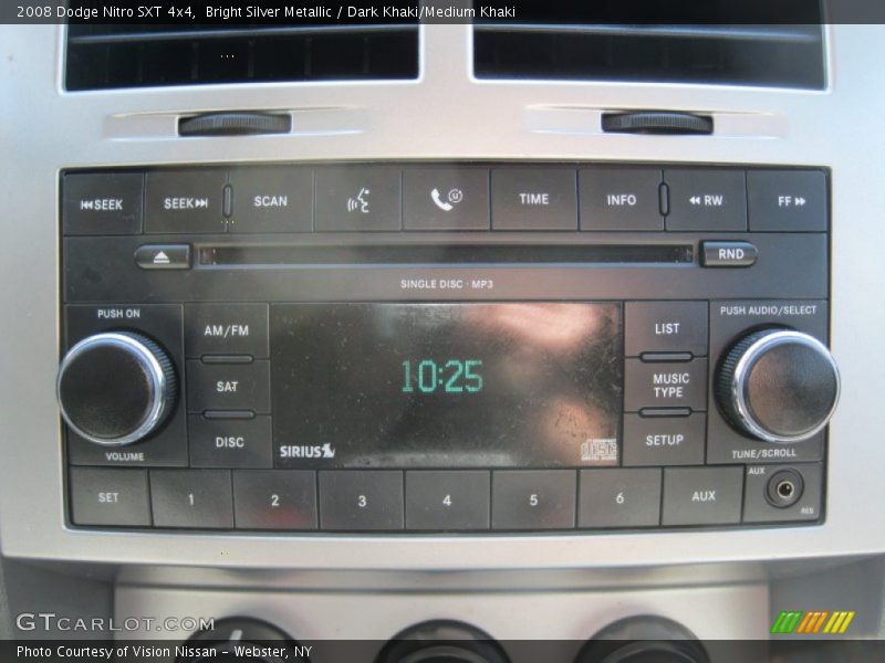 Bright Silver Metallic / Dark Khaki/Medium Khaki 2008 Dodge Nitro SXT 4x4