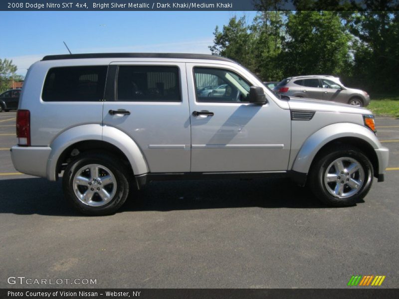 Bright Silver Metallic / Dark Khaki/Medium Khaki 2008 Dodge Nitro SXT 4x4