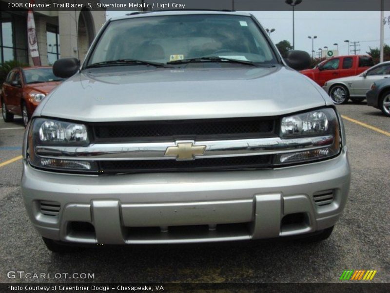 Silverstone Metallic / Light Gray 2008 Chevrolet TrailBlazer LS
