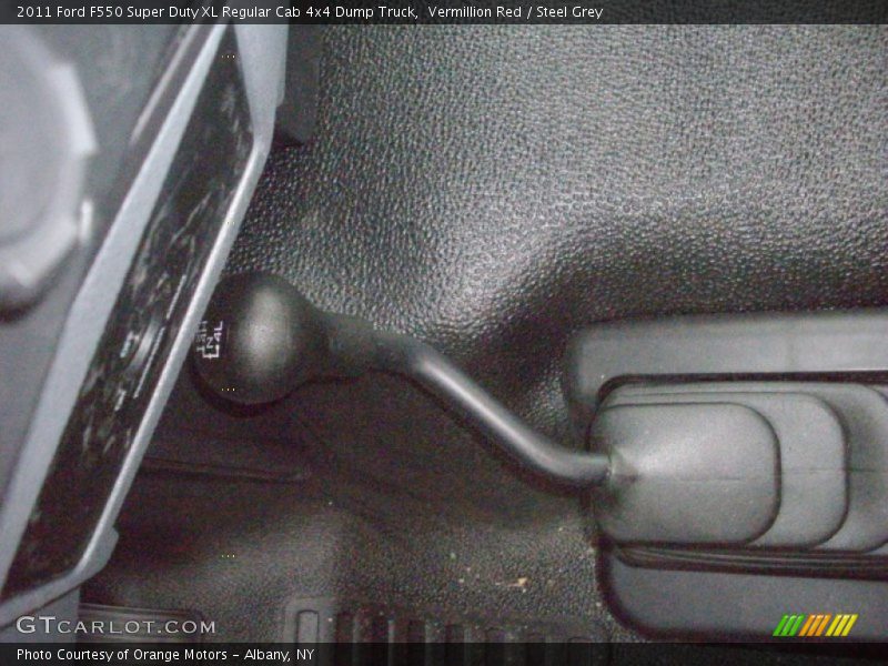 Vermillion Red / Steel Grey 2011 Ford F550 Super Duty XL Regular Cab 4x4 Dump Truck