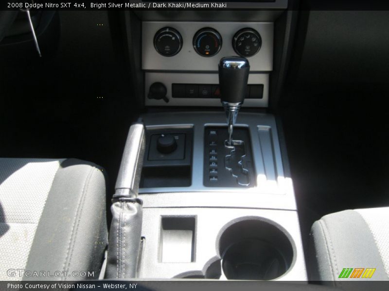Bright Silver Metallic / Dark Khaki/Medium Khaki 2008 Dodge Nitro SXT 4x4