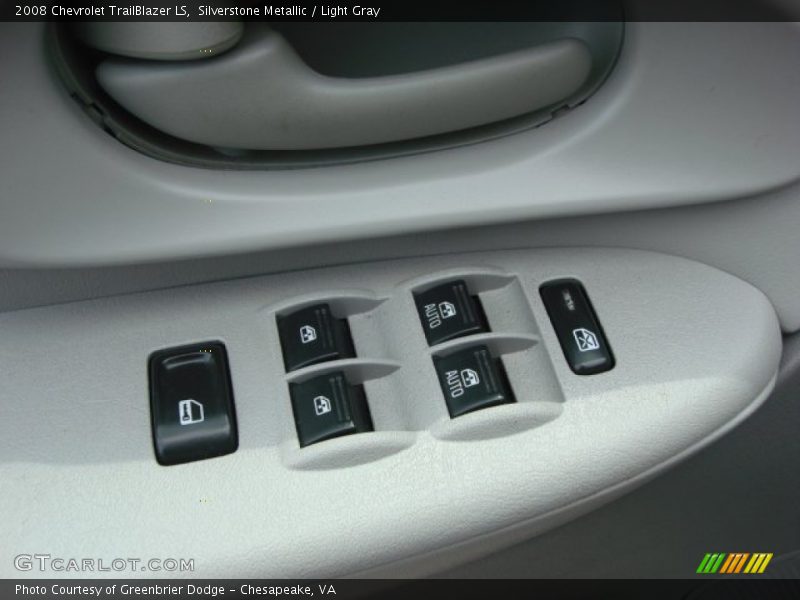 Silverstone Metallic / Light Gray 2008 Chevrolet TrailBlazer LS