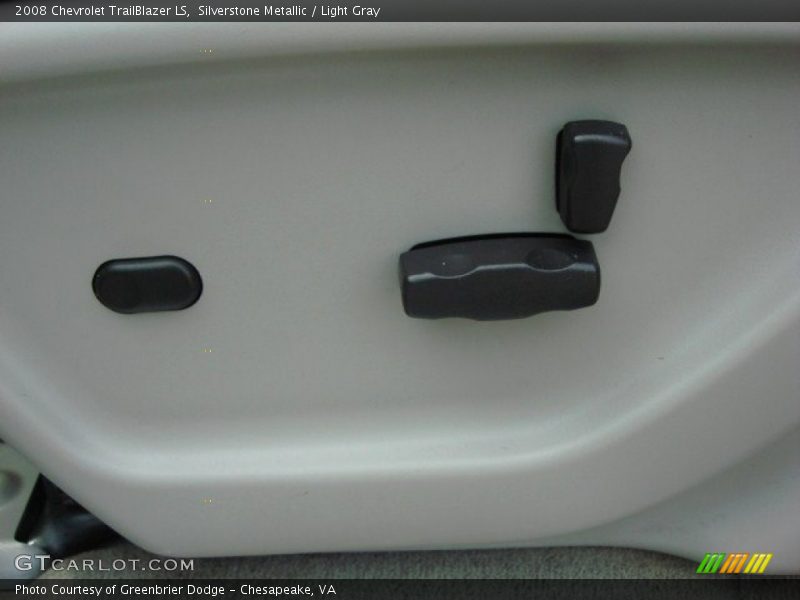Silverstone Metallic / Light Gray 2008 Chevrolet TrailBlazer LS