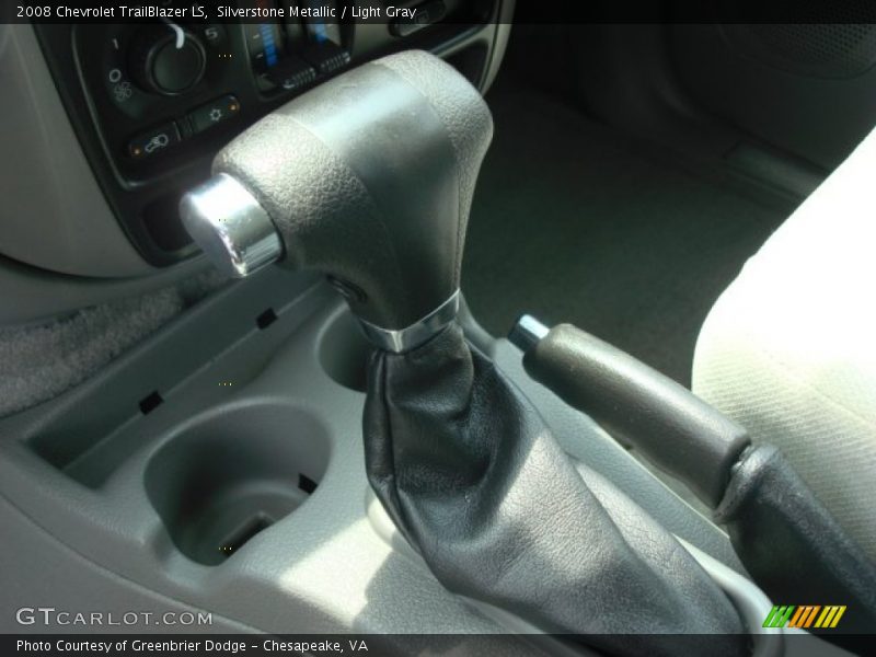 Silverstone Metallic / Light Gray 2008 Chevrolet TrailBlazer LS