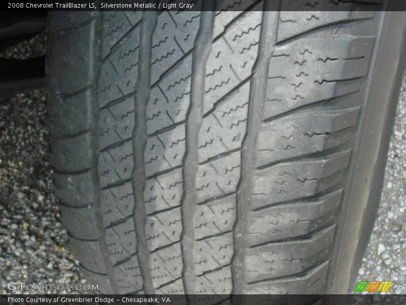 Silverstone Metallic / Light Gray 2008 Chevrolet TrailBlazer LS