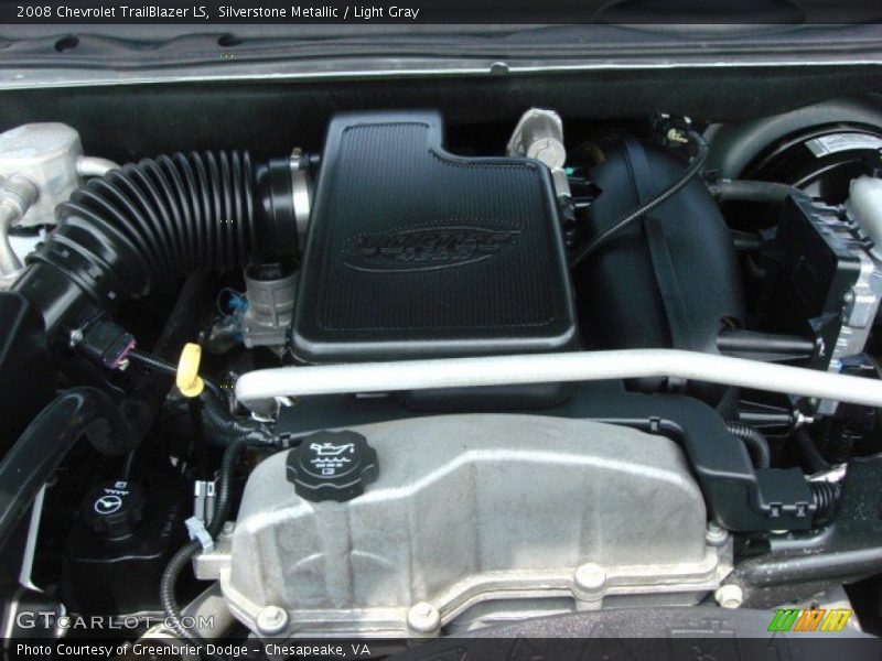 Silverstone Metallic / Light Gray 2008 Chevrolet TrailBlazer LS