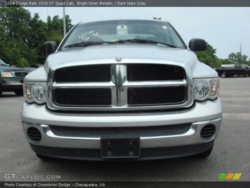 Bright Silver Metallic / Dark Slate Gray 2004 Dodge Ram 1500 ST Quad Cab