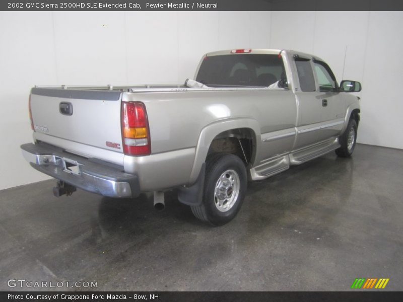 Pewter Metallic / Neutral 2002 GMC Sierra 2500HD SLE Extended Cab