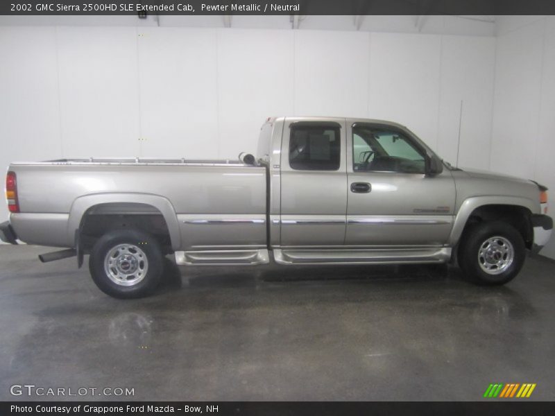 Pewter Metallic / Neutral 2002 GMC Sierra 2500HD SLE Extended Cab
