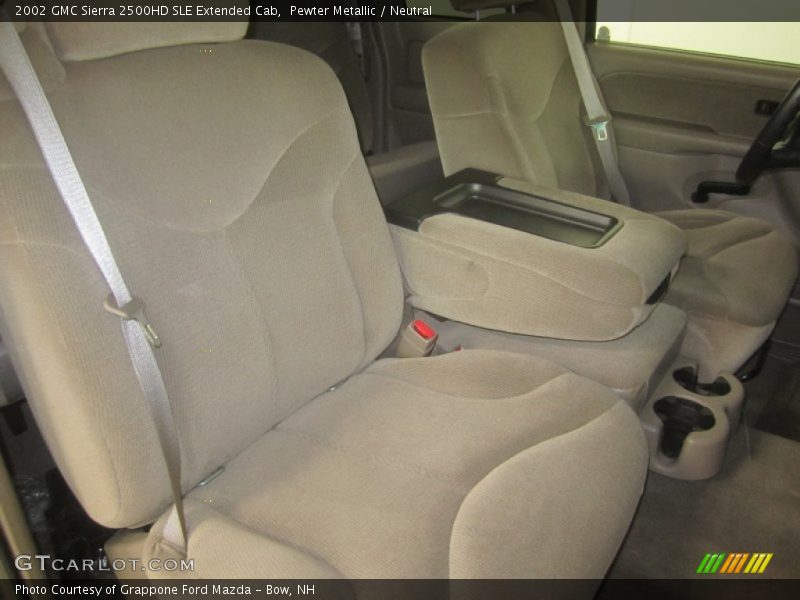 Pewter Metallic / Neutral 2002 GMC Sierra 2500HD SLE Extended Cab