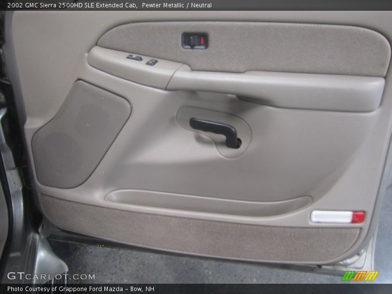 Pewter Metallic / Neutral 2002 GMC Sierra 2500HD SLE Extended Cab