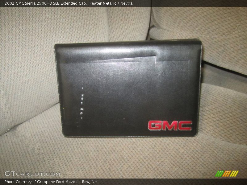 Pewter Metallic / Neutral 2002 GMC Sierra 2500HD SLE Extended Cab