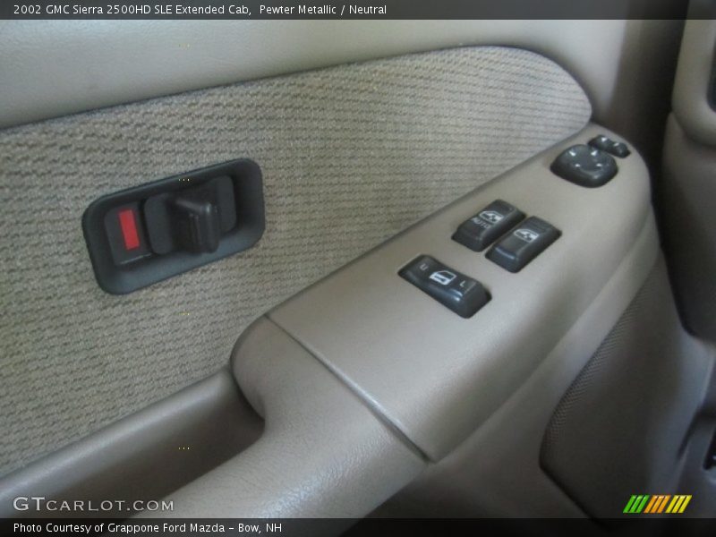 Pewter Metallic / Neutral 2002 GMC Sierra 2500HD SLE Extended Cab