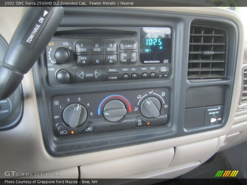 Pewter Metallic / Neutral 2002 GMC Sierra 2500HD SLE Extended Cab