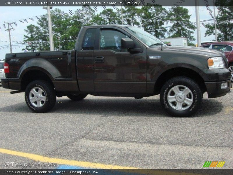Dark Stone Metallic / Medium Flint Grey 2005 Ford F150 STX Regular Cab 4x4