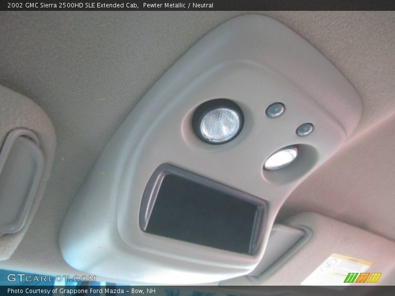 Pewter Metallic / Neutral 2002 GMC Sierra 2500HD SLE Extended Cab